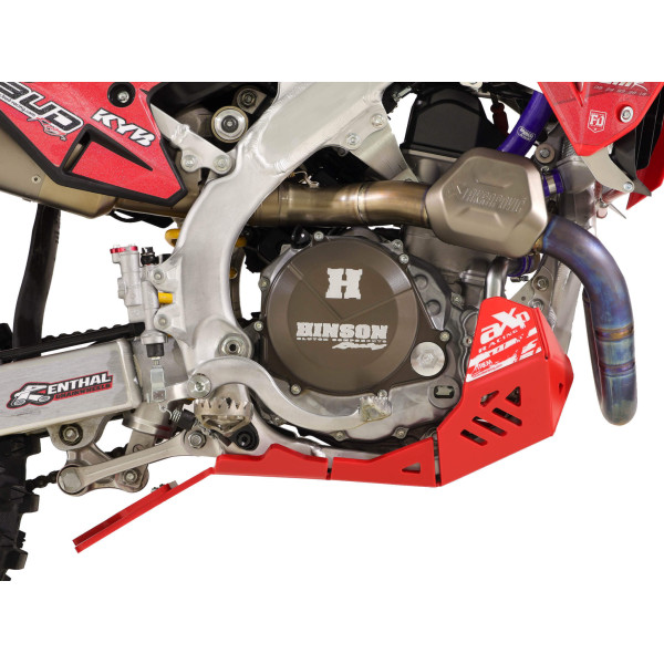 Cubrecarter Hard enduro Honda CRF450R / CRF450RX con proteccion de bieleta ( 2025 - 2026 ) - Rojo