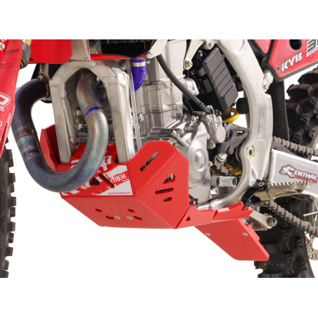 Cubrecarter Hard enduro Honda CRF450R / CRF450RX con proteccion de bieleta ( 2025 - 2026 ) - Rojo