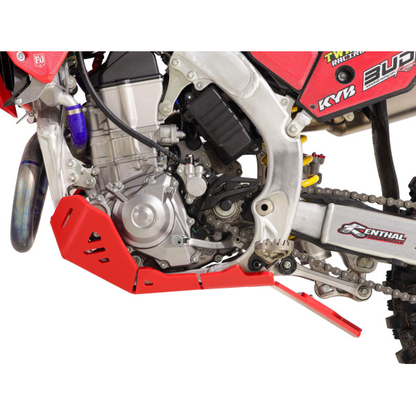 Cubrecarter Hard enduro Honda CRF450R / CRF450RX con proteccion de bieleta ( 2025 - 2026 ) - Rojo
