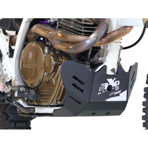 Sabot noir en plastique PEHD 6mm pour Honda XR600R