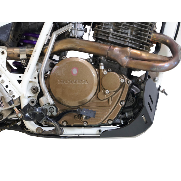 Côté droit du sabot noir en plastique PEHD 6mm pour Honda XR600R
