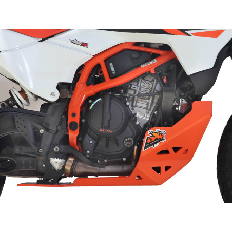 Skid plate Adventure made of 8mm HDPE plastic for the KTM 125 Enduro R / SMC R