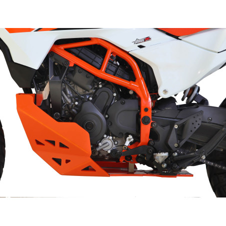 Skid plate Adventure made of 8mm HDPE plastic for the KTM 125 Enduro R / SMC R