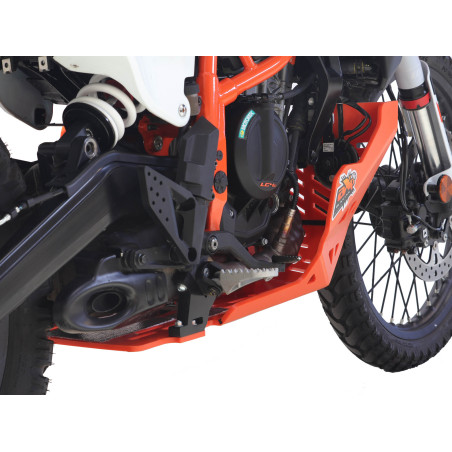 Skid plate Adventure made of 8mm HDPE plastic for the KTM 125 Enduro R / SMC R