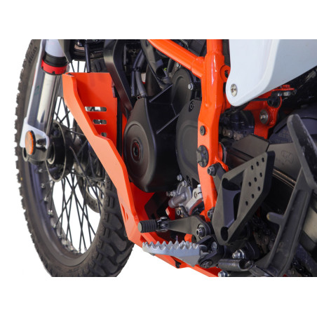 Skid plate Adventure made of 8mm HDPE plastic for the KTM 125 Enduro R / SMC R