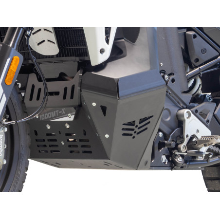 Left front side of the Adventure plastic PEHD 8mm fender for CFMoto 1000 MT-X