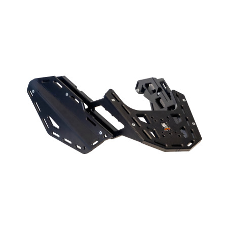 HDPE plastic rear rack with side supports for the Kawasaki KLE500 / KLE500 SE