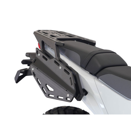 HDPE plastic rear rack with side supports for the Kawasaki KLE500 / KLE500 SE