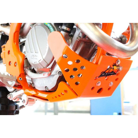 Sabot orange en plastique PEHD 6mm pour KTM 250SXF / 350SXF